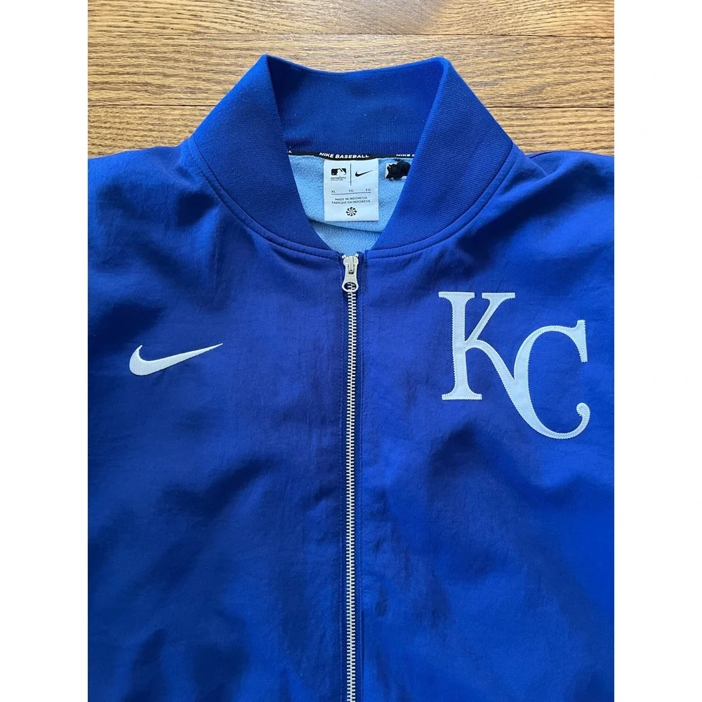 Nike Kansas City Royals MLB Authentic Collection Dugout Jacket Mens XL Full Zip